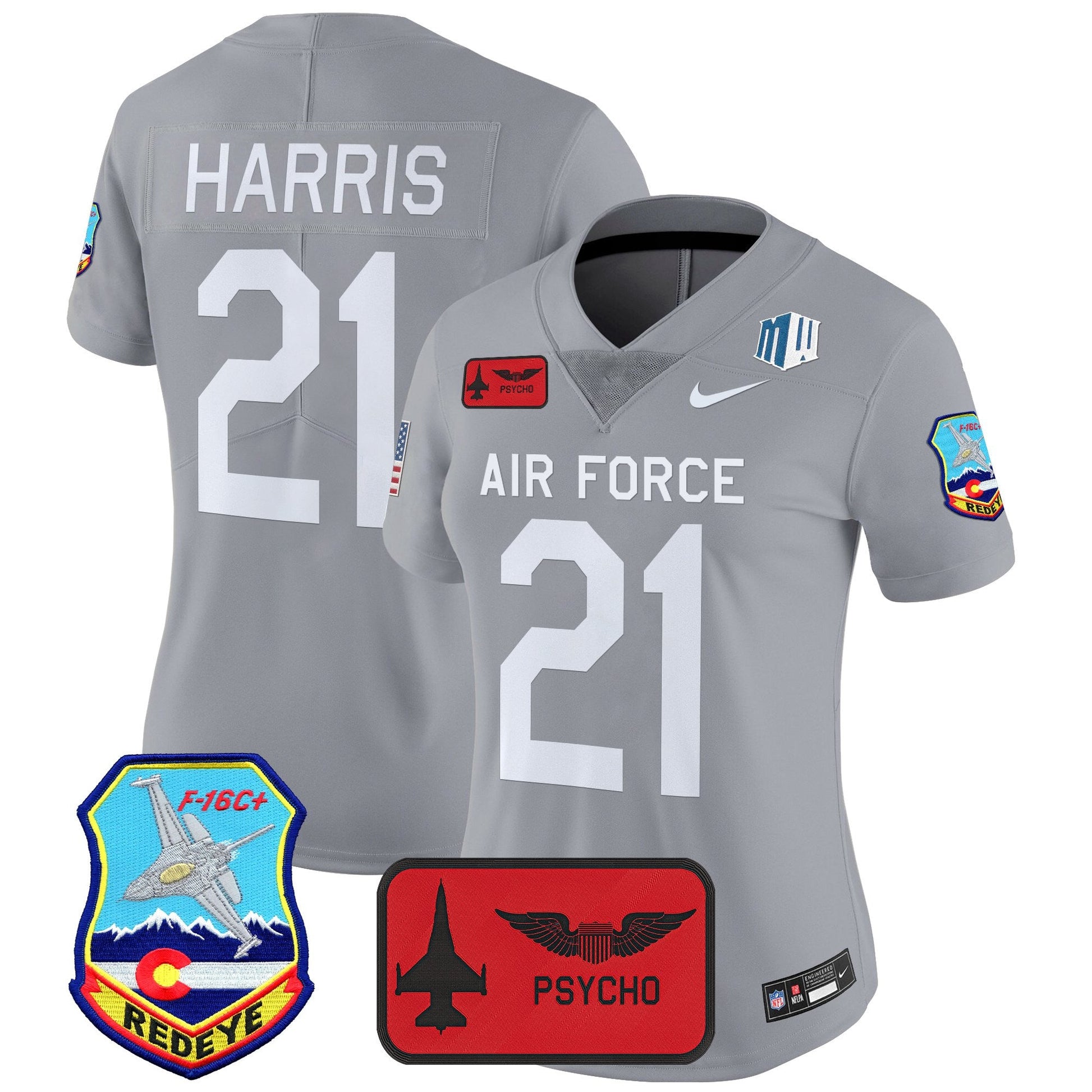 Women's Air Force Falcons 2025 'Air Power Legacy Series' Vapor Limited Jersey - All Stitched
