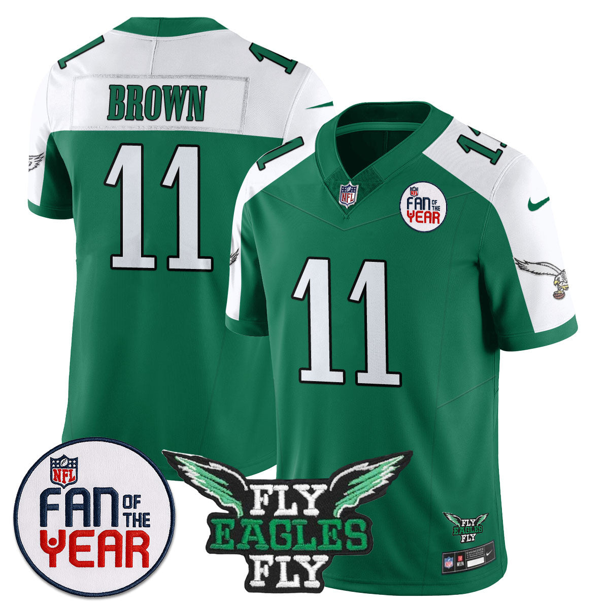 Men's Philadelphia Eagles "Fan Of The Year" Jersey - All Stitched