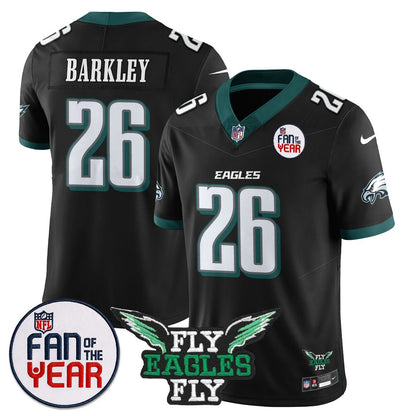 Custom Philadelphia Eagles "Fan Of The Year" Jersey - All Stitched