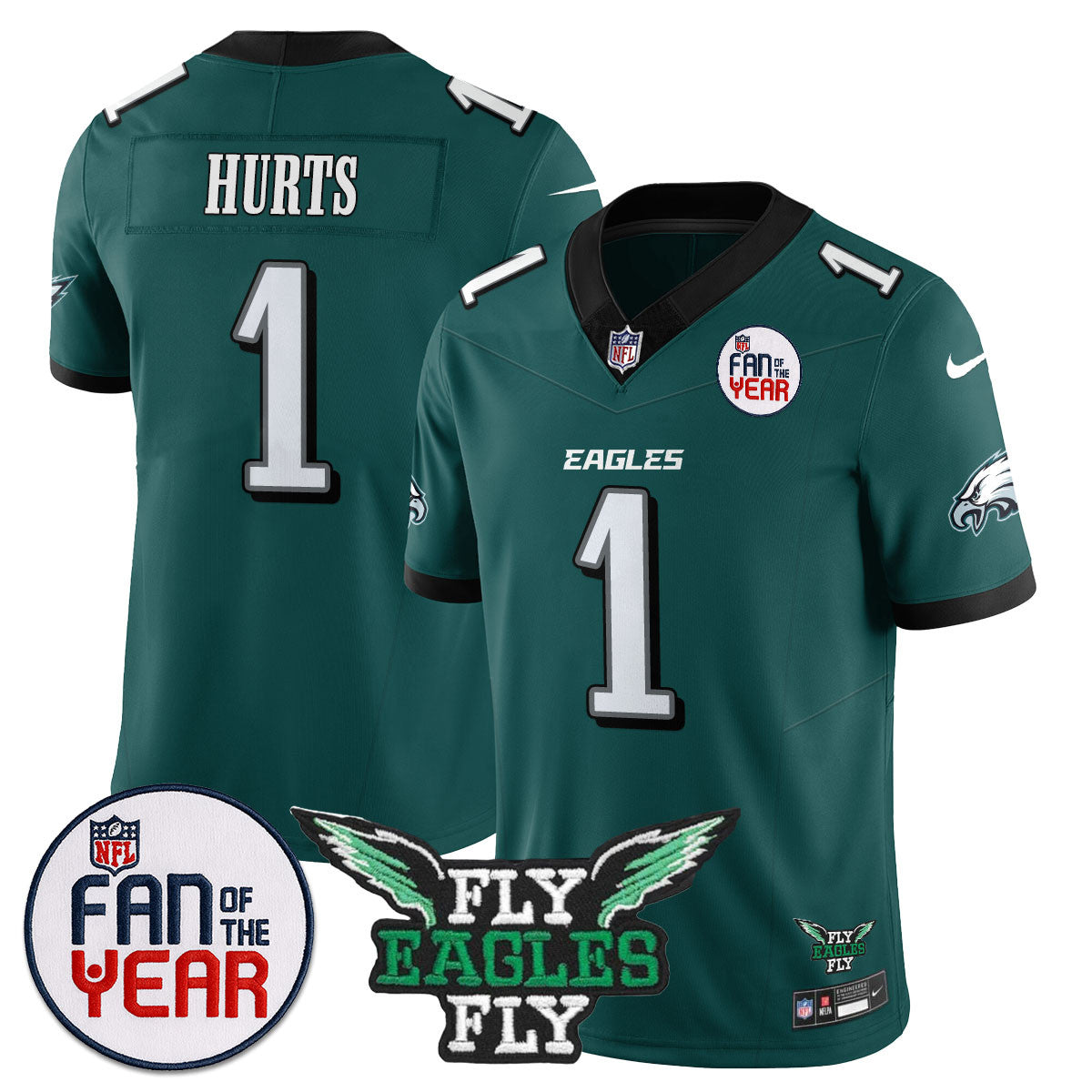 Men's Philadelphia Eagles "Fan Of The Year" Jersey - All Stitched
