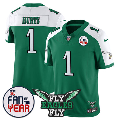 Custom Philadelphia Eagles "Fan Of The Year" Jersey - All Stitched