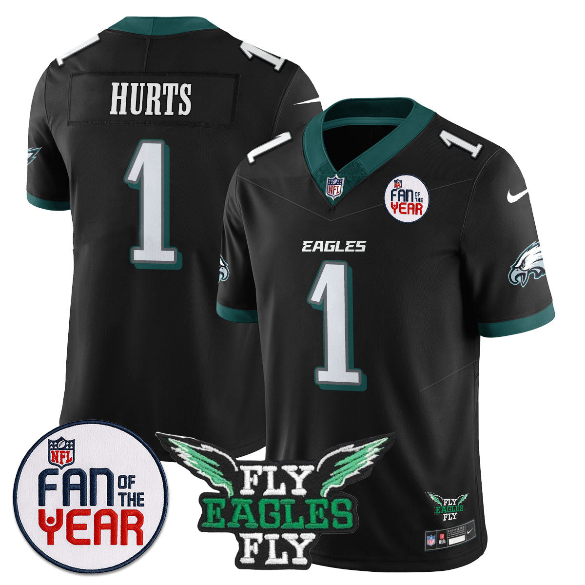 Men's Philadelphia Eagles "Fan Of The Year" Jersey - All Stitched