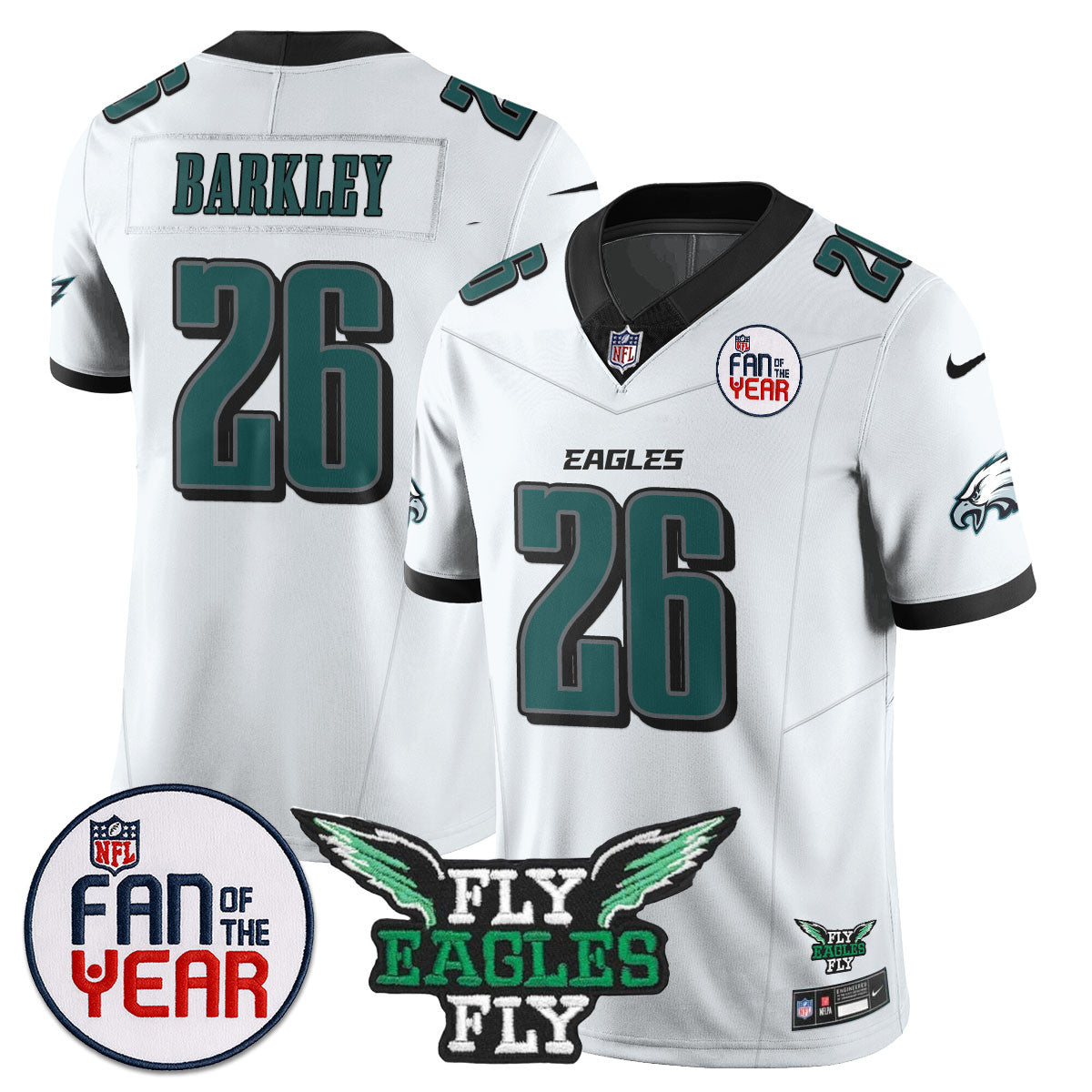 Men's Philadelphia Eagles "Fan Of The Year" Jersey - All Stitched