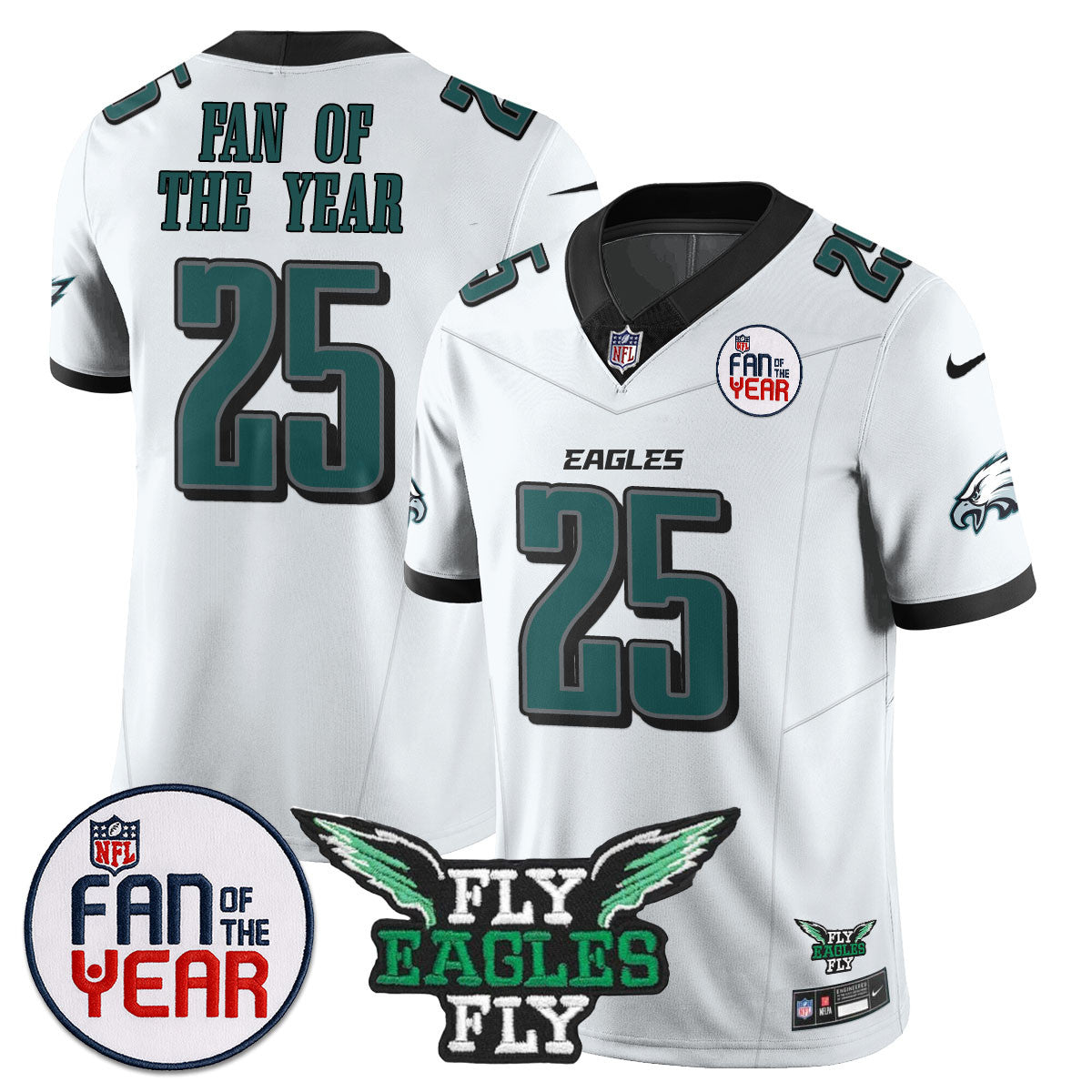 Men's Philadelphia Eagles "Fan Of The Year" Jersey - All Stitched