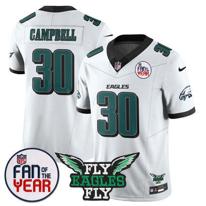 Philadelphia Eagles "Fan Of The Year" Jersey - All Stitched