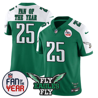 Philadelphia Eagles "Fan Of The Year" Jersey - All Stitched