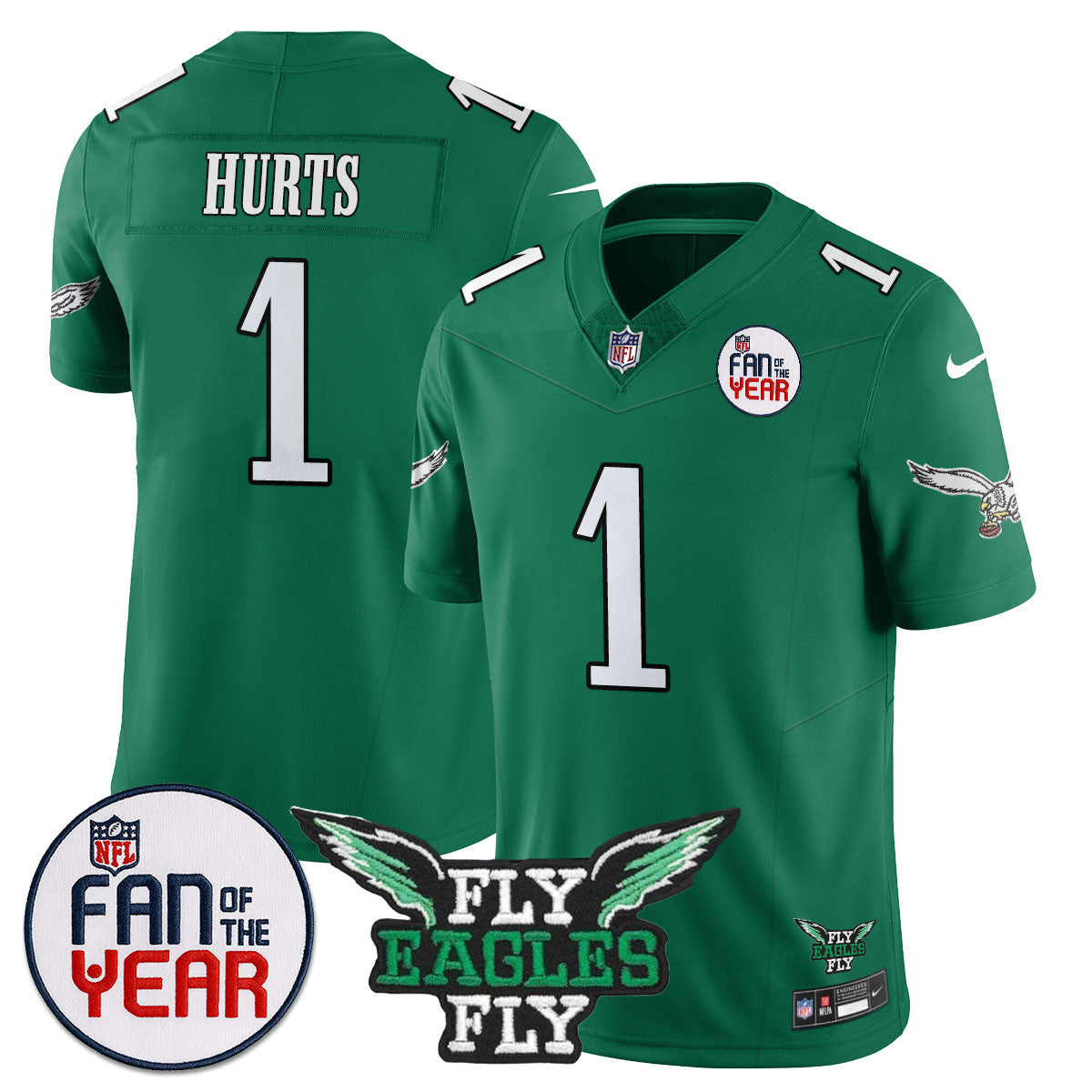 Men's Philadelphia Eagles "Fan Of The Year" Jersey - All Stitched