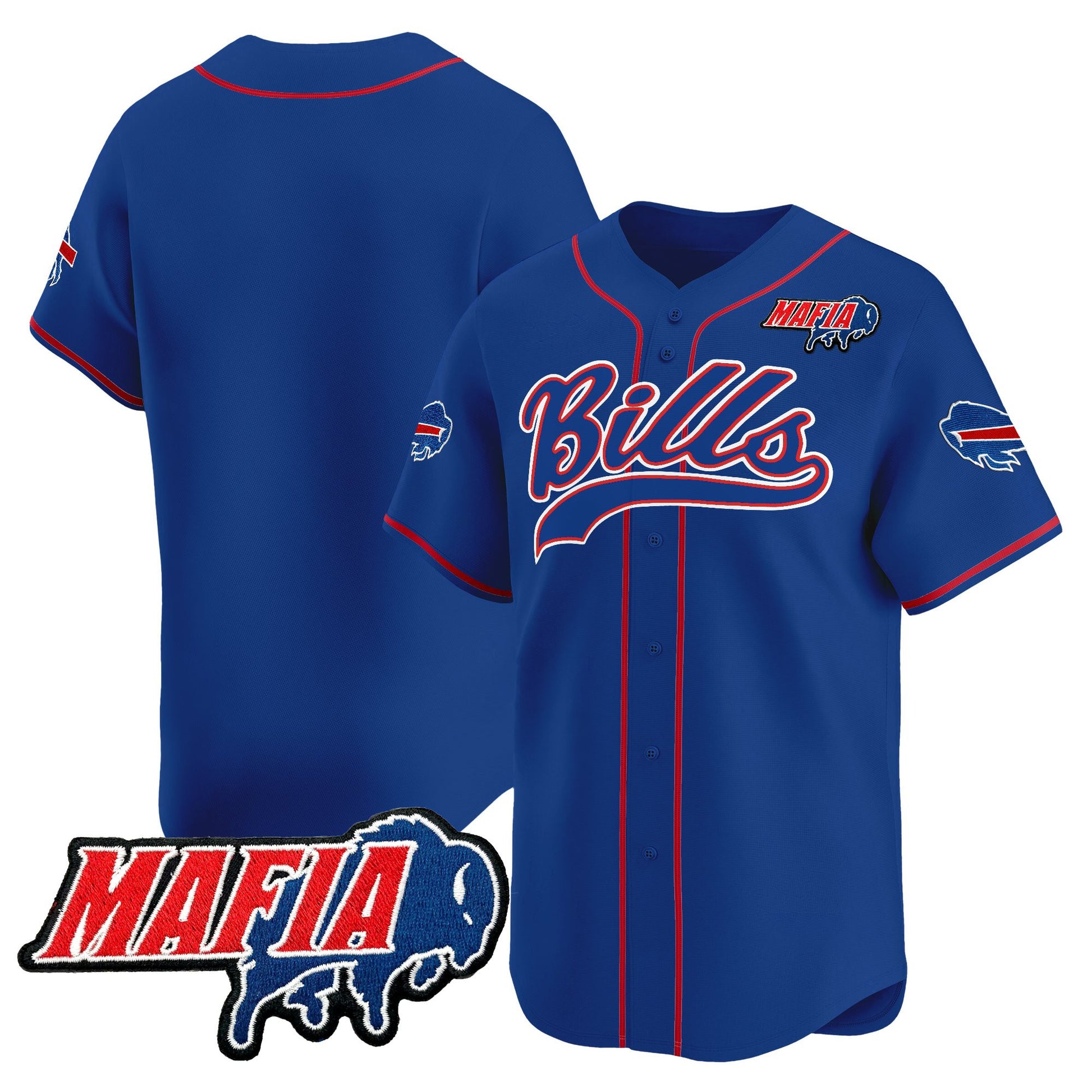 Men's Buffalo Bills 2025 Vapor Baseball Jersey - All Stitched