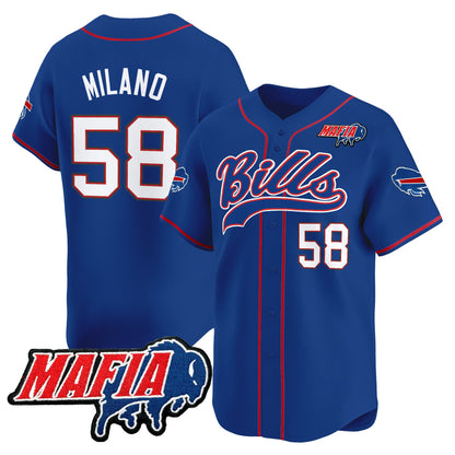 Men's Buffalo Bills 2025 Vapor Baseball Jersey - All Stitched