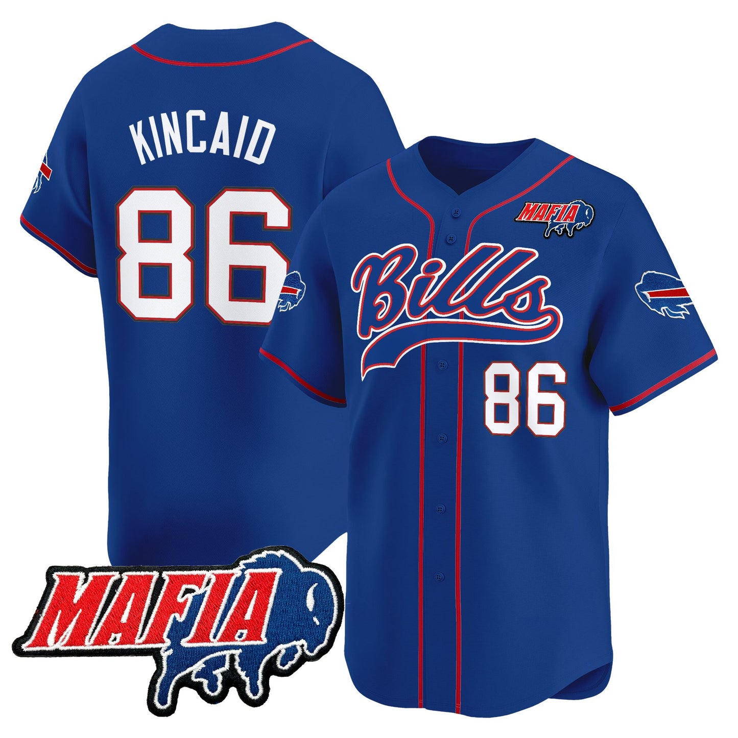 Men's Buffalo Bills 2025 Vapor Baseball Jersey - All Stitched
