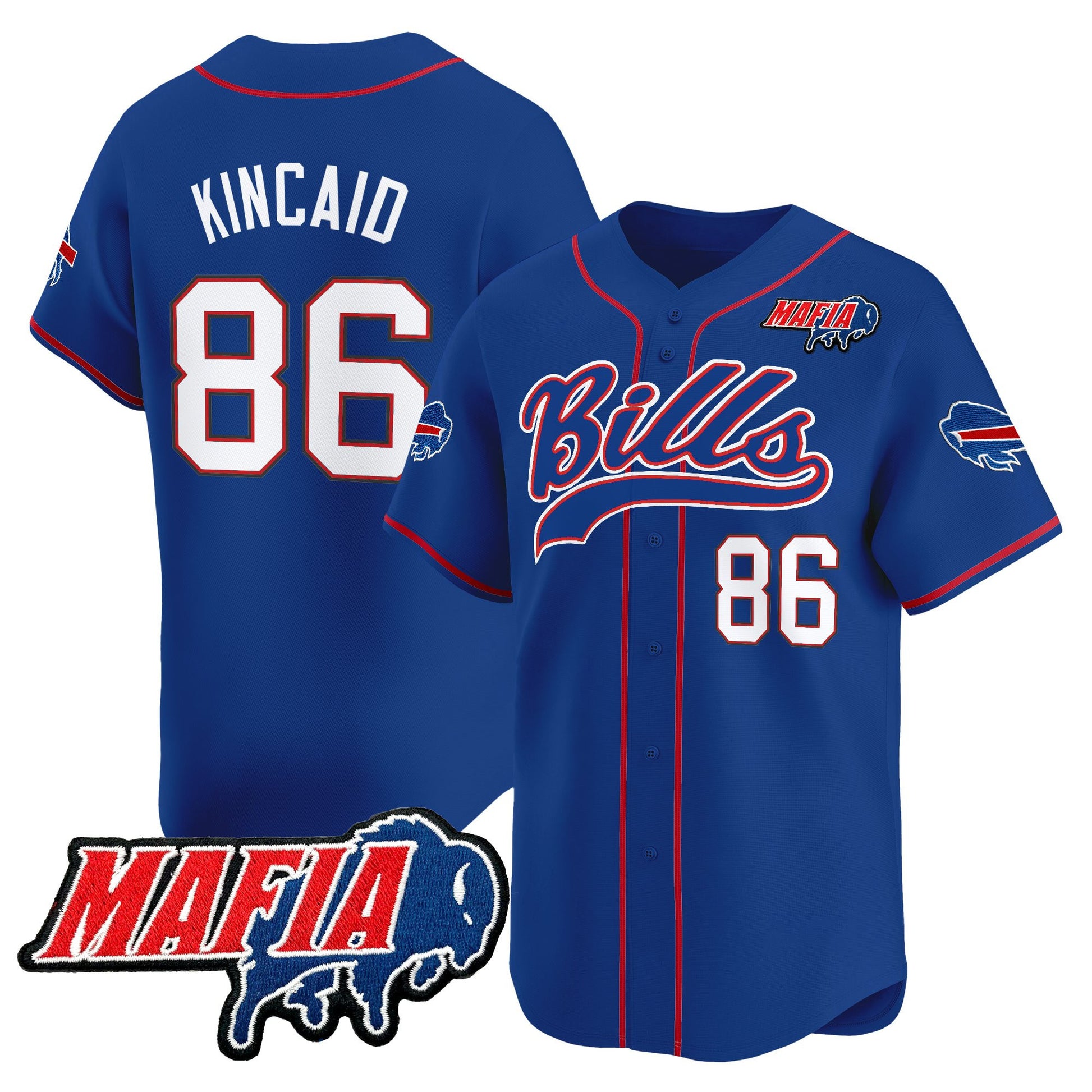 Men's Buffalo Bills 2025 Vapor Baseball Jersey - All Stitched