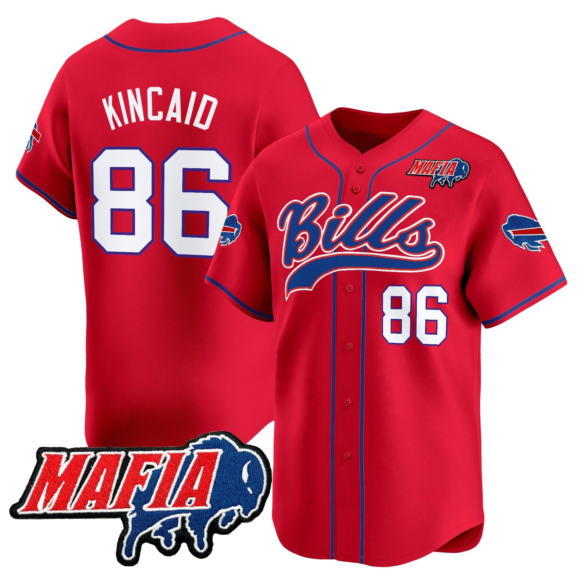 Men's Buffalo Bills 2025 Vapor Baseball Jersey - All Stitched