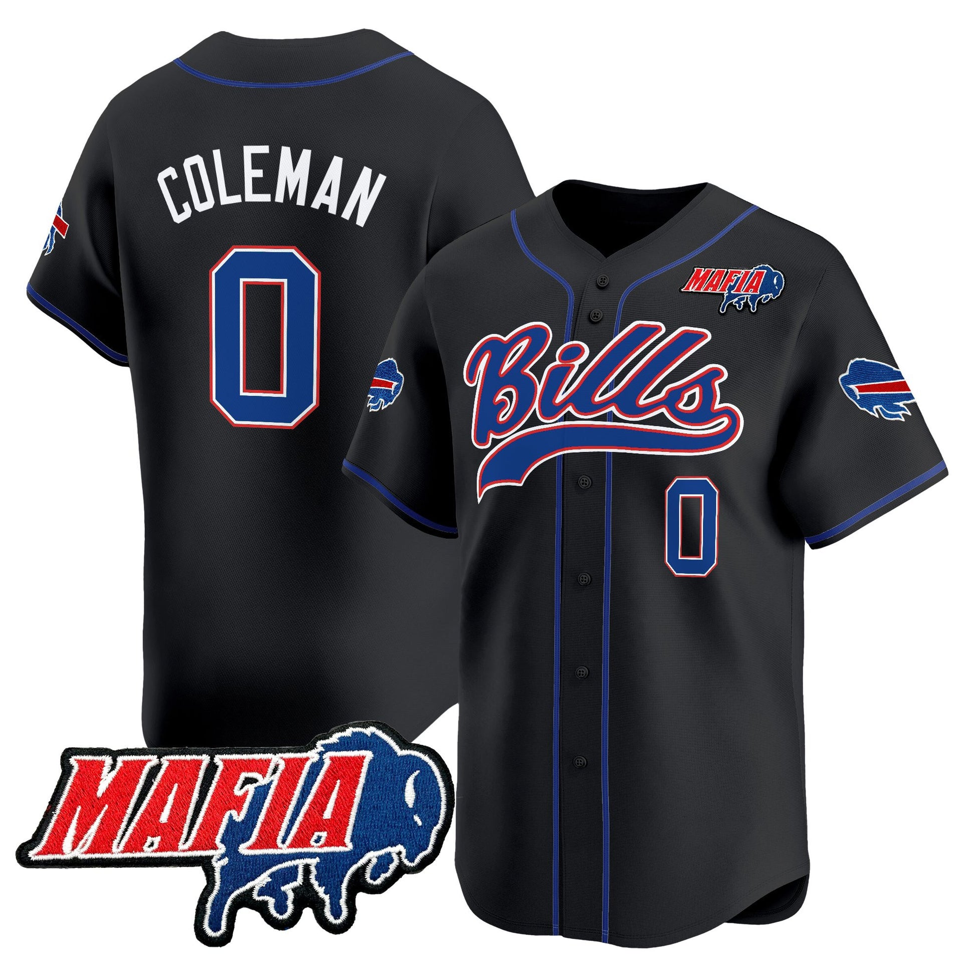 Men's Buffalo Bills 2025 Vapor Baseball Jersey - All Stitched