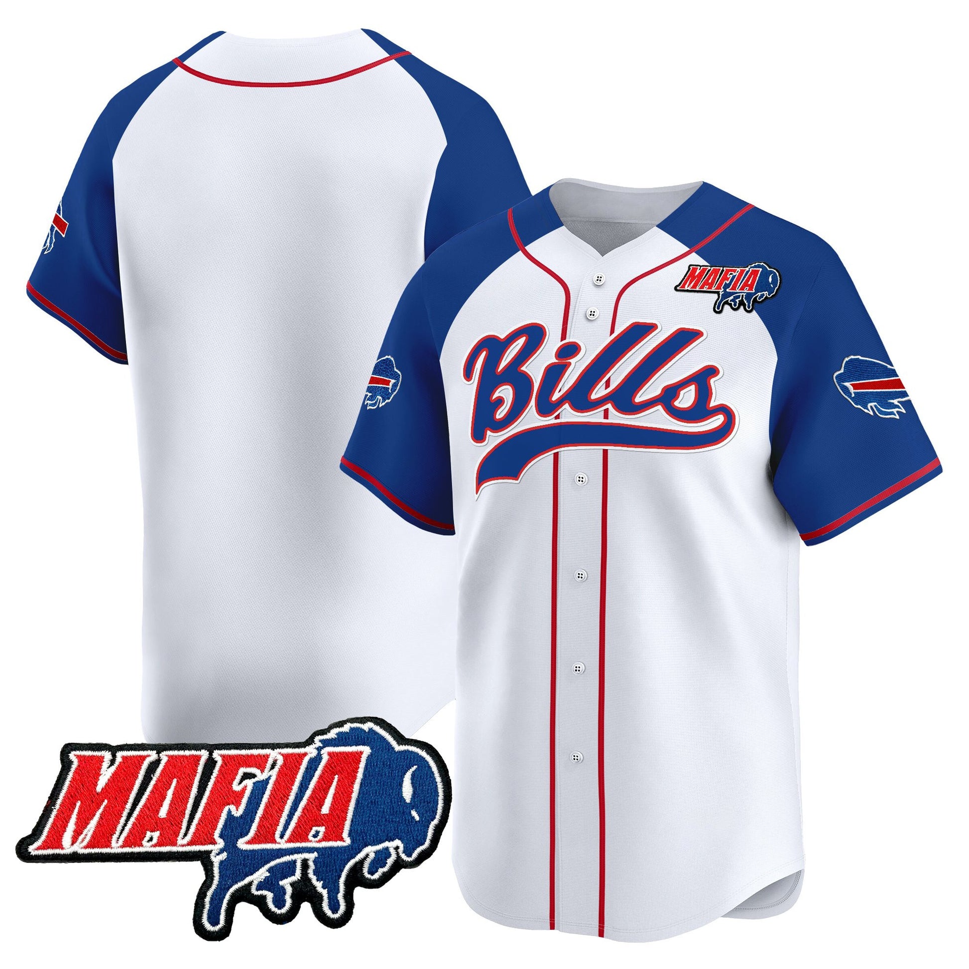 Men's Buffalo Bills 2025 Vapor Baseball Jersey - All Stitched