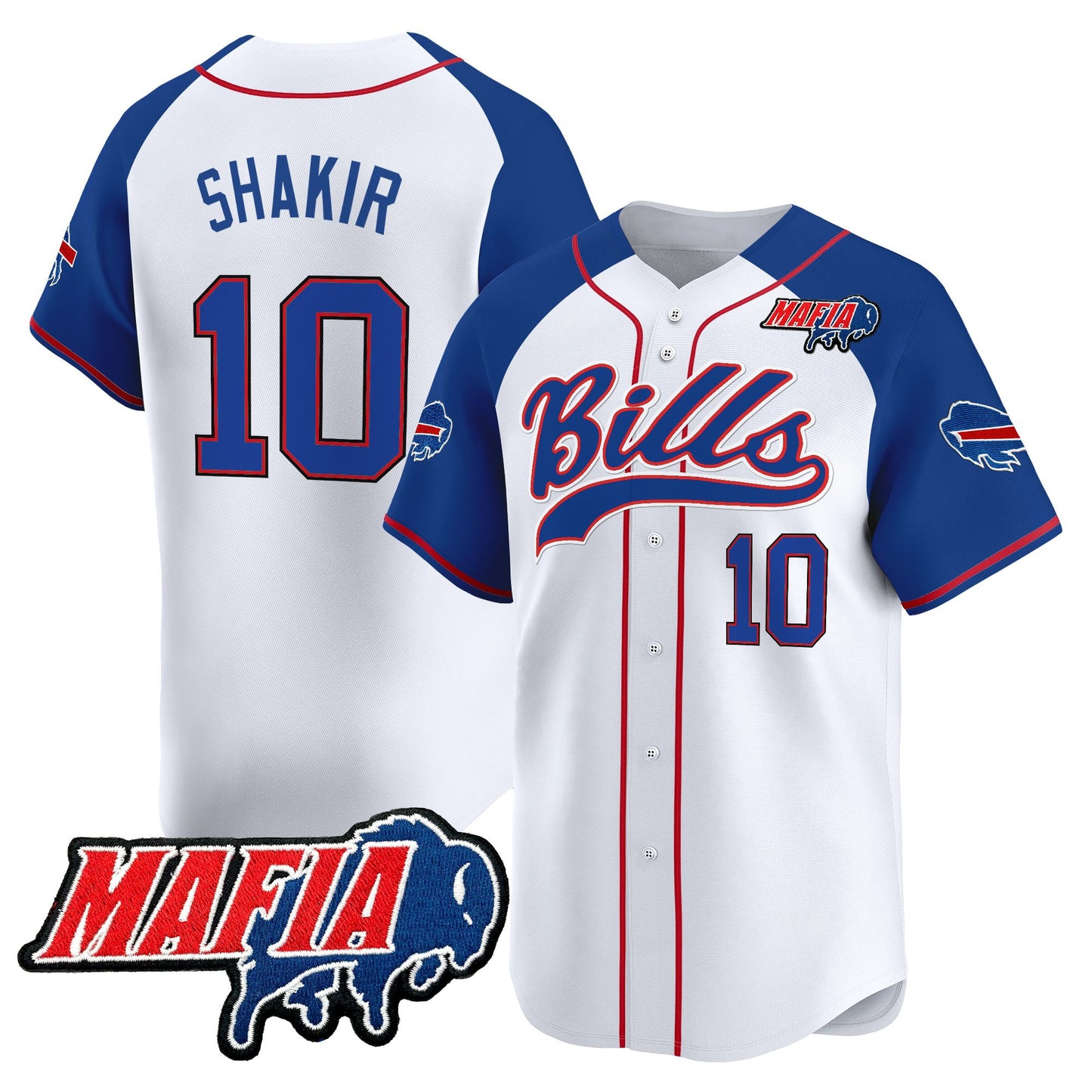 Men's Buffalo Bills 2025 Vapor Baseball Jersey - All Stitched