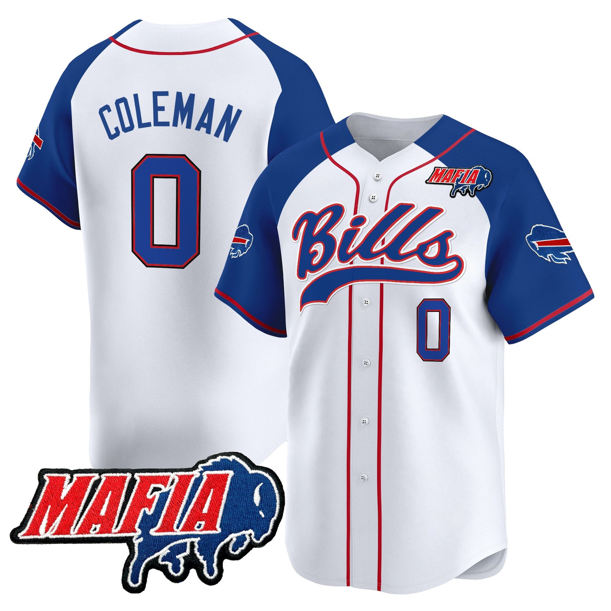 Men's Buffalo Bills 2025 Vapor Baseball Jersey - All Stitched