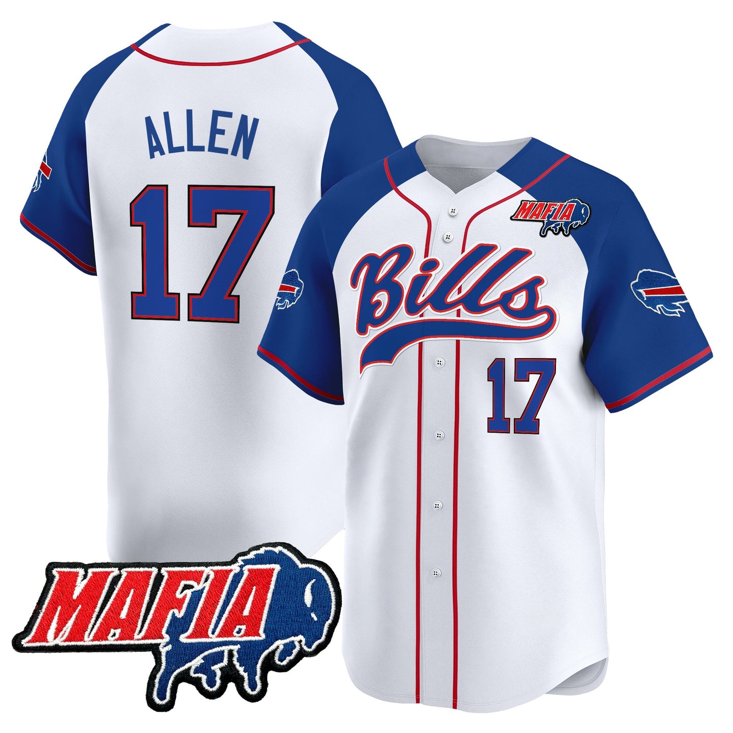 Men's Buffalo Bills 2025 Vapor Baseball Jersey - All Stitched