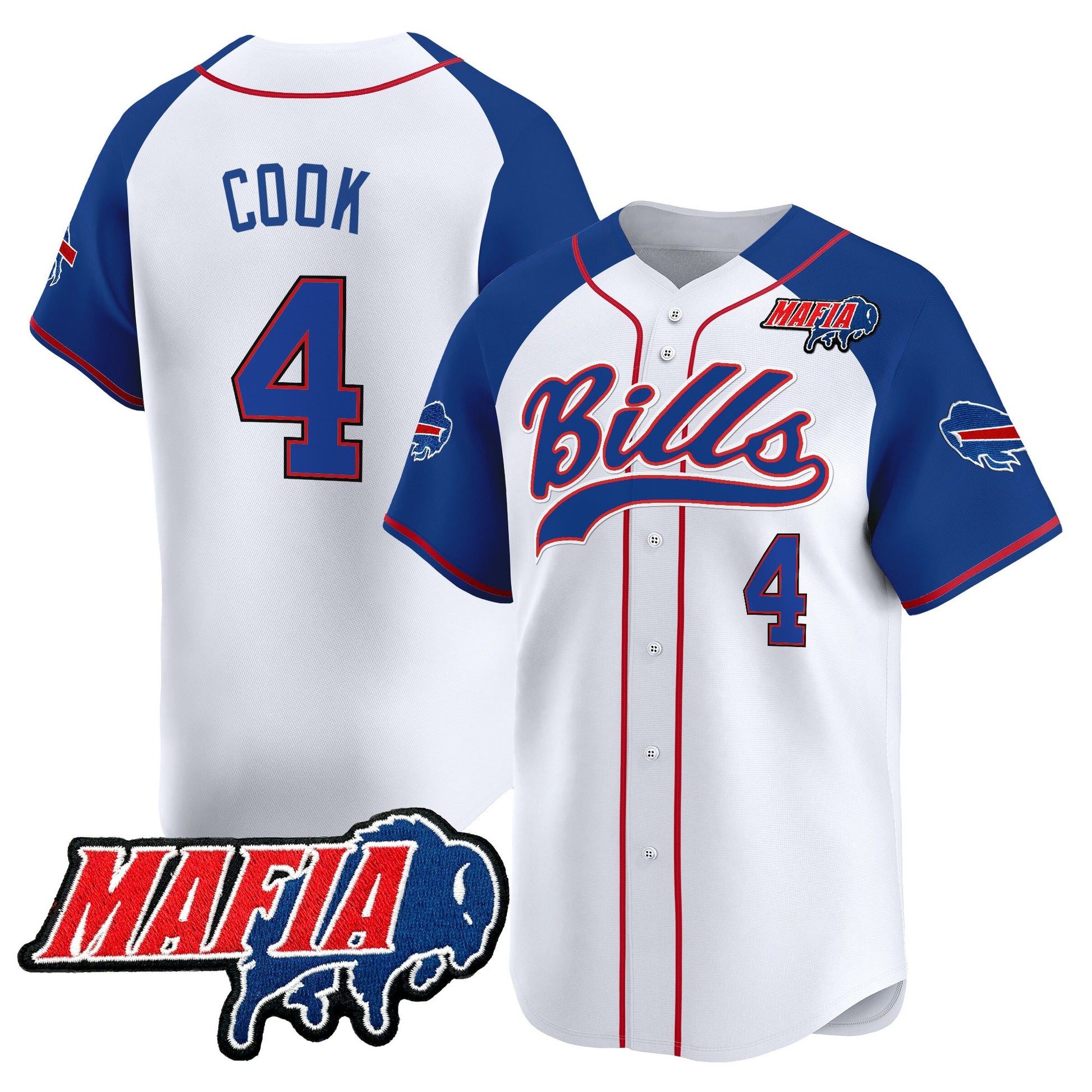 Men's Buffalo Bills 2025 Vapor Baseball Jersey - All Stitched
