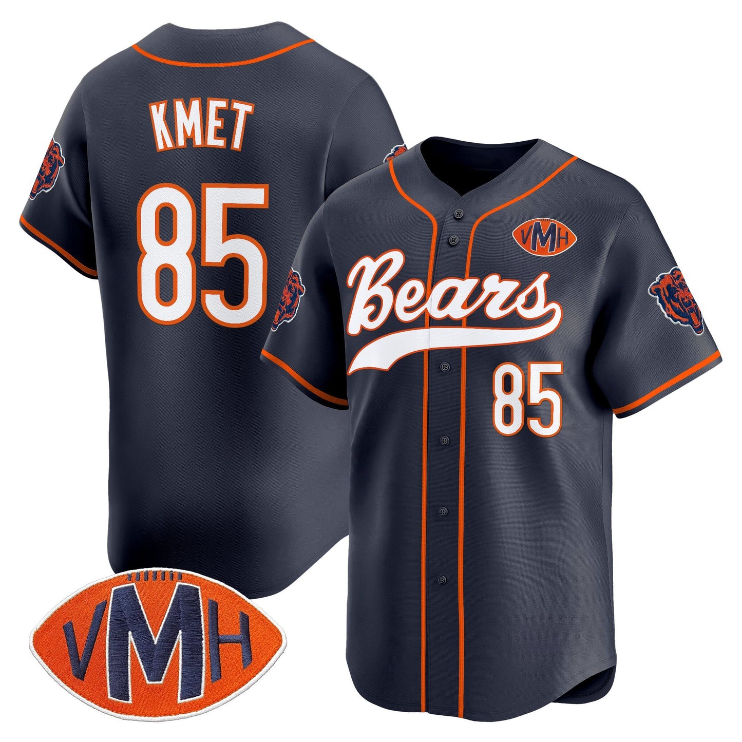 Men's Chicago Bears 2025 Vapor Baseball Jersey - All Stitched