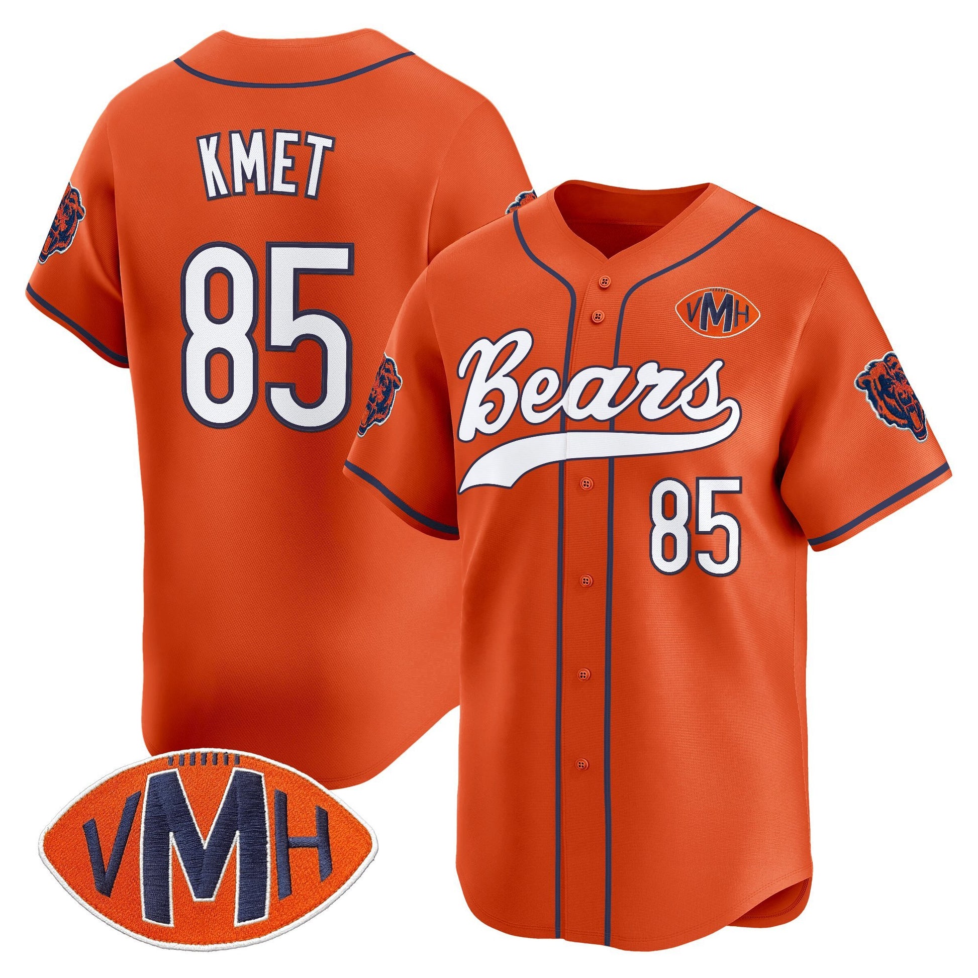 Men's Chicago Bears 2025 Vapor Baseball Jersey - All Stitched