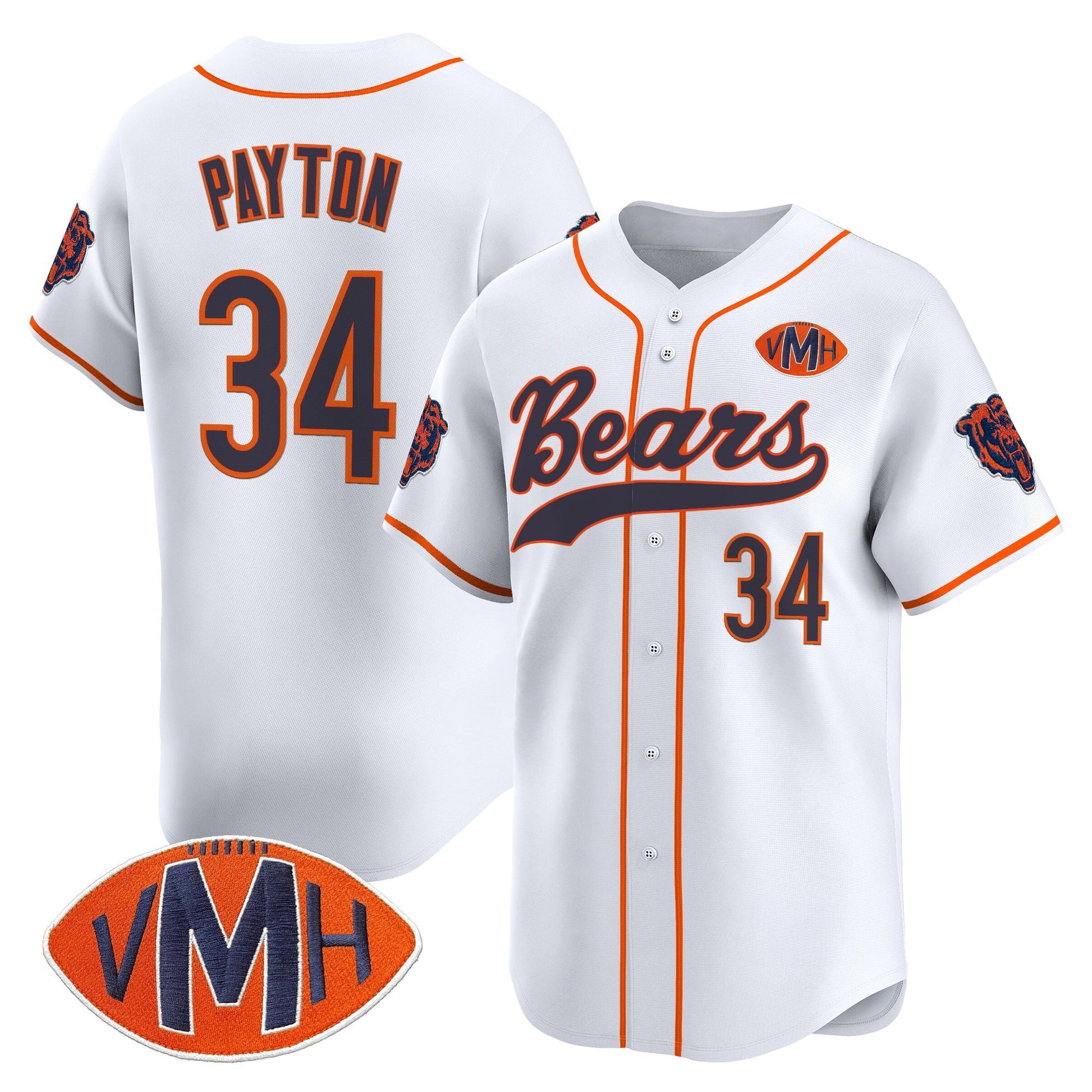 Men's Chicago Bears 2025 Vapor Baseball Jersey - All Stitched