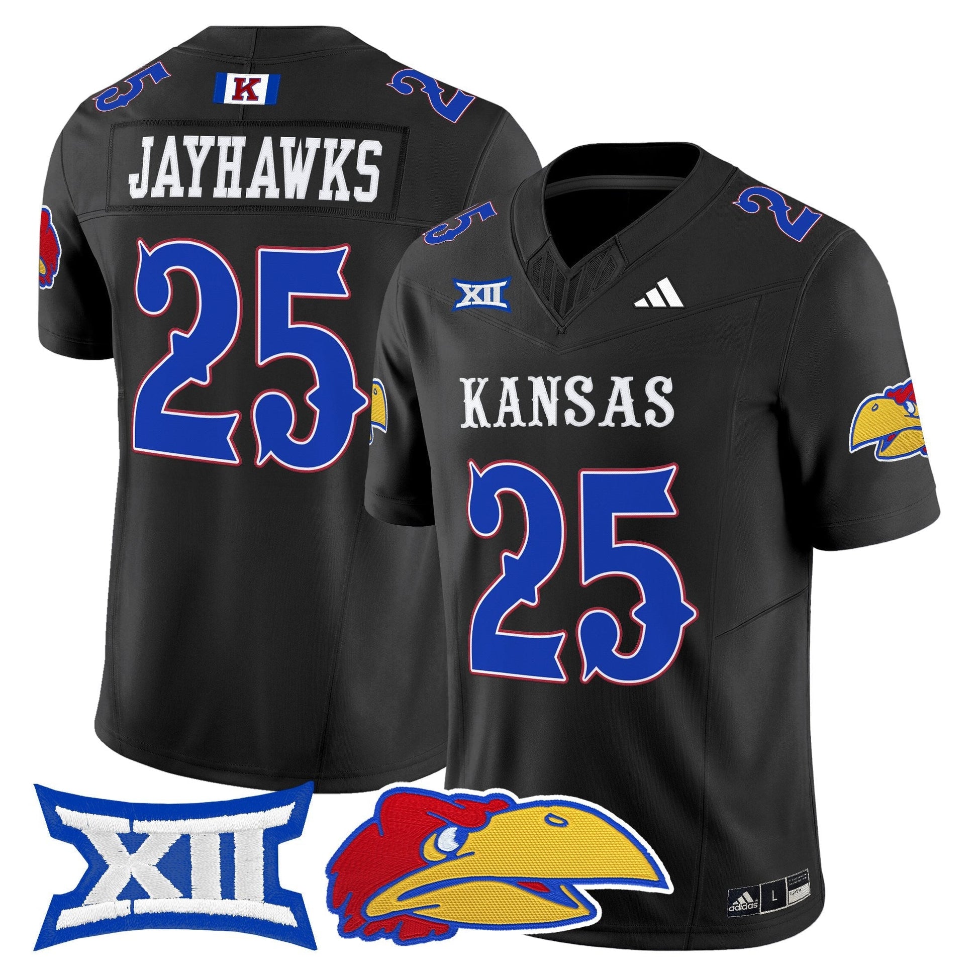 Men's Kansas Jayhawks 2025 Vapor Limited Jersey - All Stitched