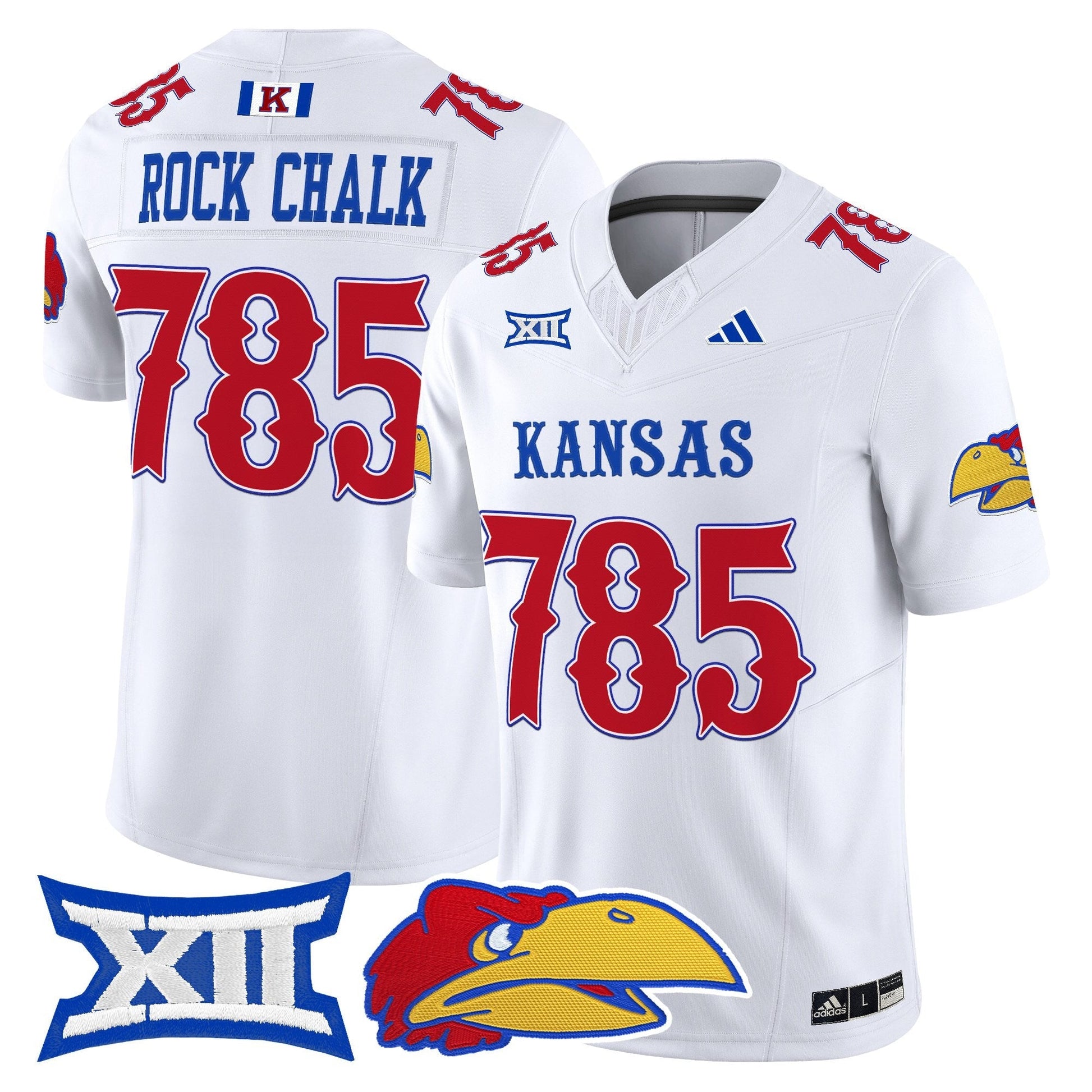 Men's Kansas Jayhawks 2025 Vapor Limited Jersey - All Stitched