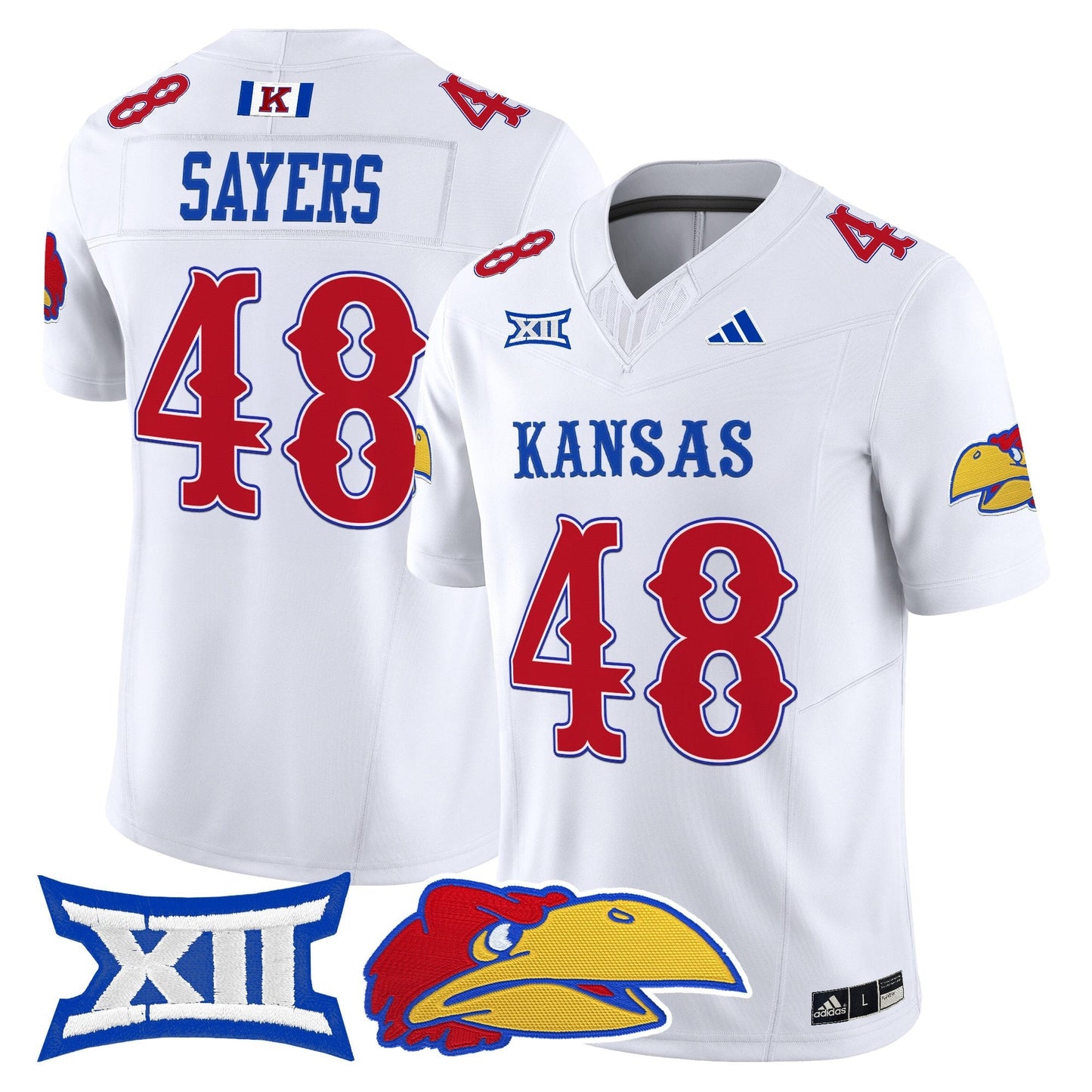 Men's Kansas Jayhawks 2025 Vapor Limited Jersey - All Stitched