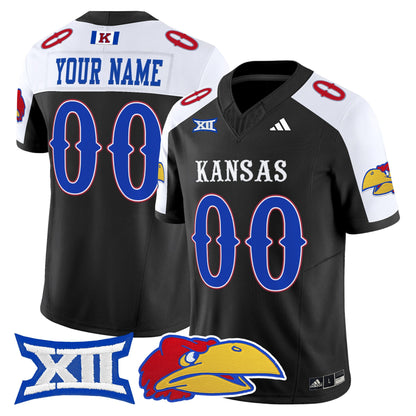Kansas Jayhawks 2025 Vapor Limited Custom Jersey - All Stitched