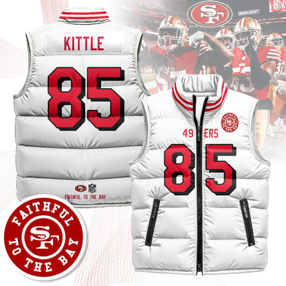 San Francisco 49ers Unisex Puffer Vest V1