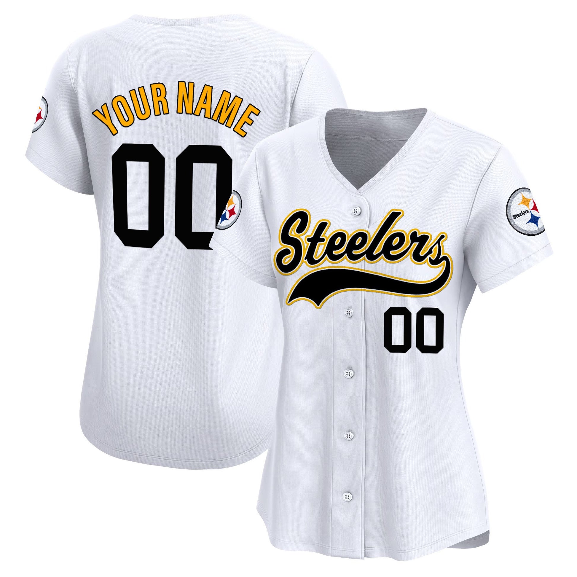 Pittsburgh Steelers 2025 Vapor Baseball Custom Jersey - All Stitched
