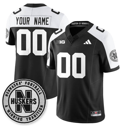 Custom Nebraska Football 2025 "Blackout" Jersey - All Stitched