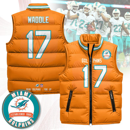 Miami Dolphins Unisex Puffer Vest