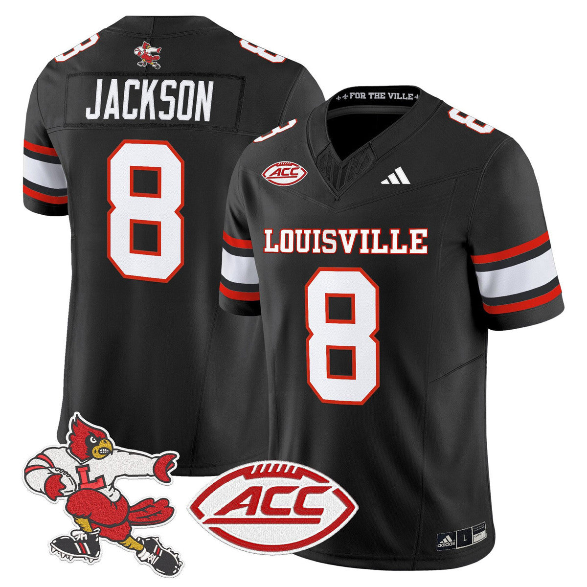 Louisville Cardinals '1980s Throwback' Vapor Limited Jersey - All Stitched