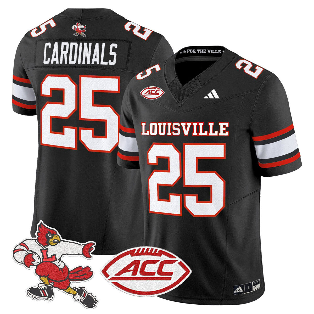 Louisville Cardinals '1980s Throwback' Vapor Limited Jersey - All Stitched