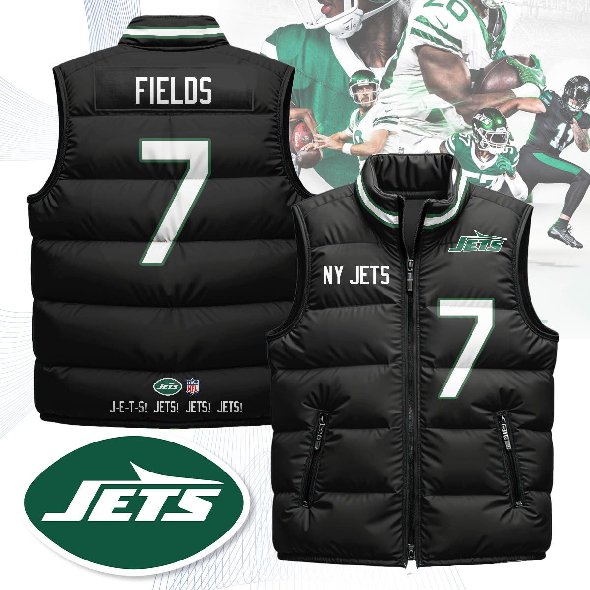 New York Jets Unisex Puffer Vest
