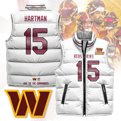 Washington Commanders Unisex Puffer Vest
