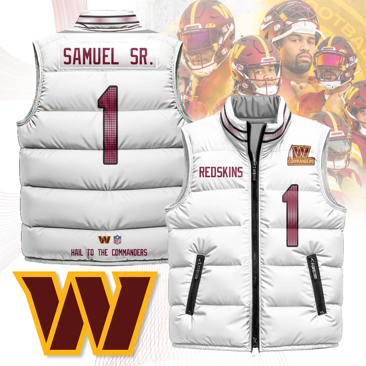 WAS Unisex Puffer Vest