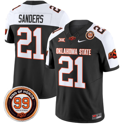 Men's Oklahoma State Cowboys 2025 Vapor Limited Jersey - Leslie O'neal Patch - All Stitched