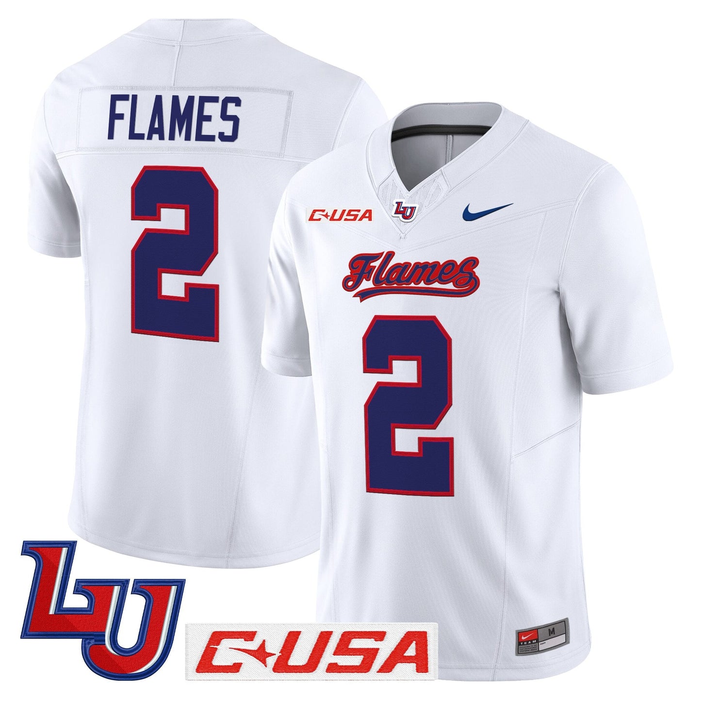 Men's Liberty Flames 2025 Vapor Limited Jersey - All Stitched
