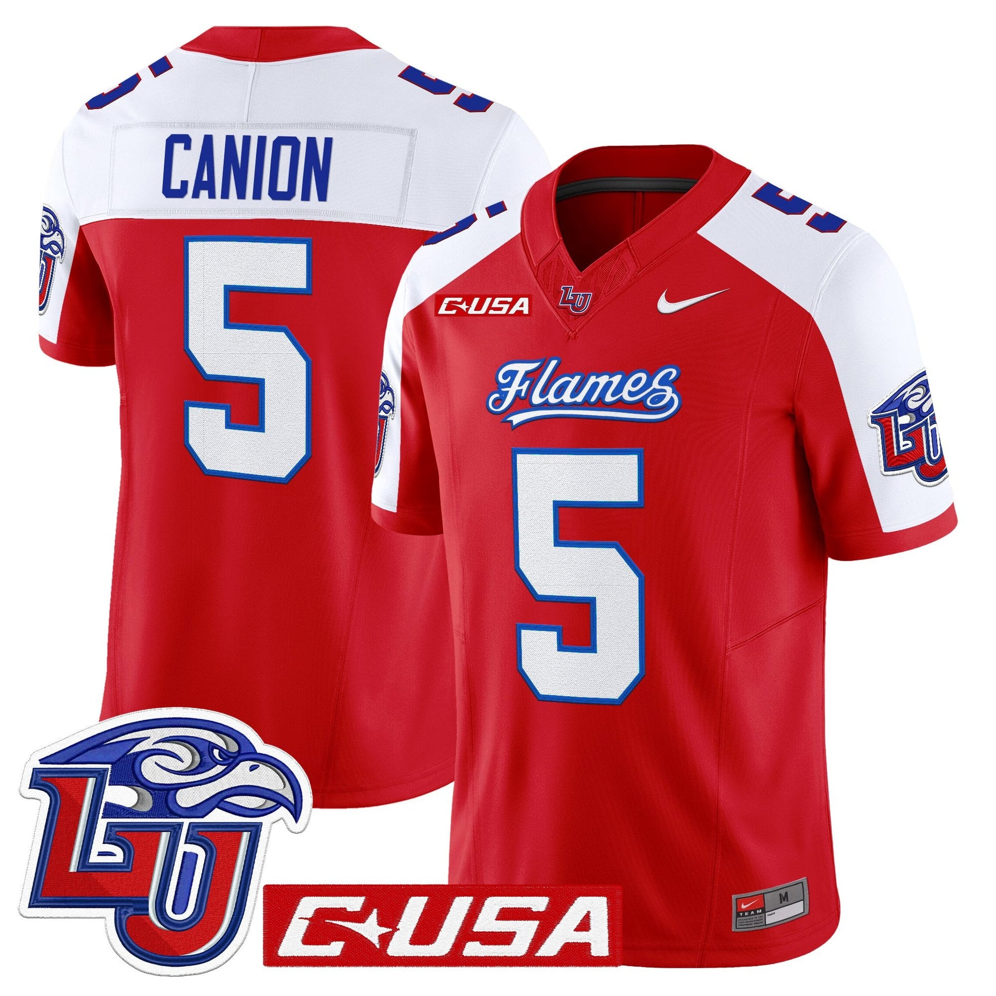 Men's Liberty Flames 2025 Vapor Limited Jersey - All Stitched