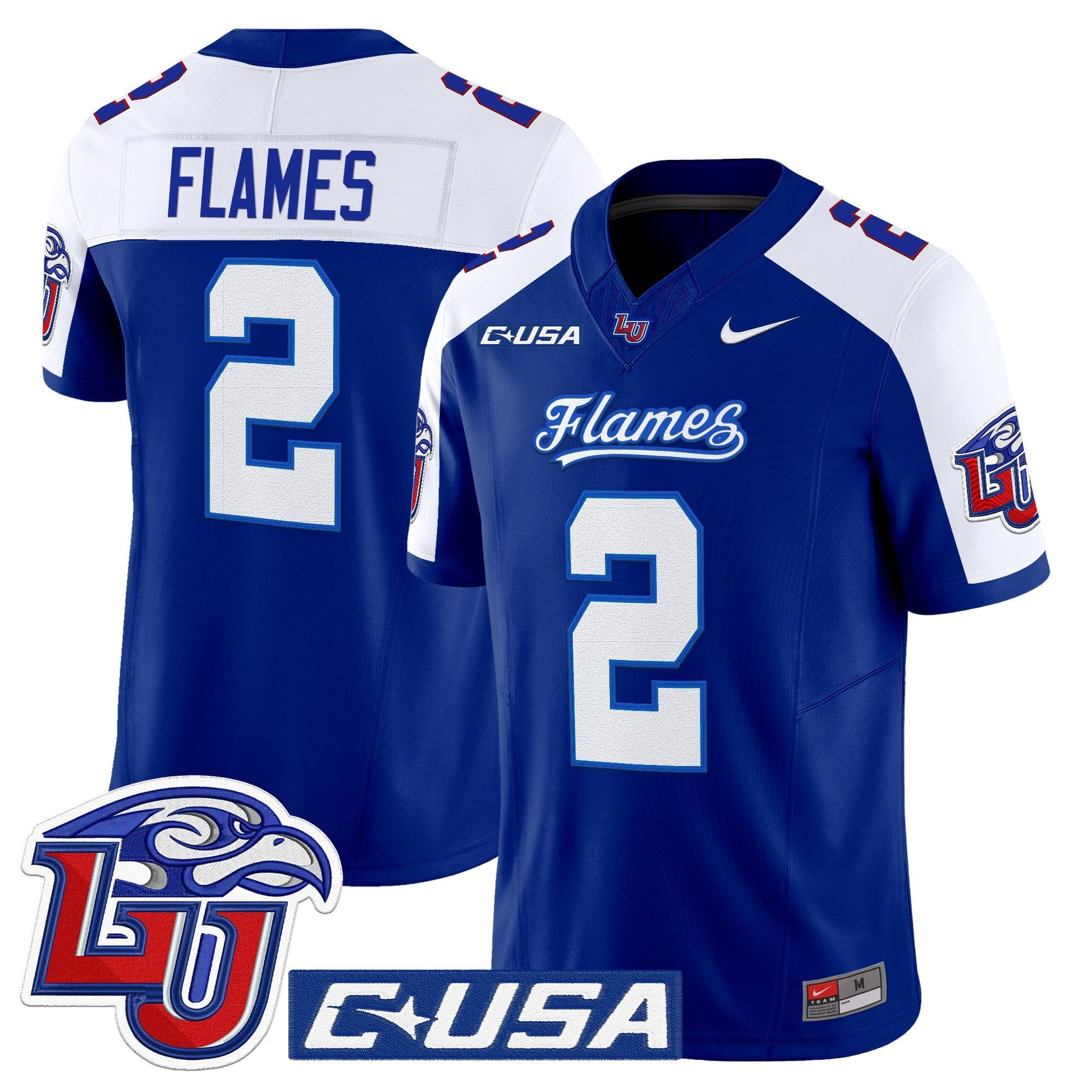 Men's Liberty Flames 2025 Vapor Limited Jersey - All Stitched