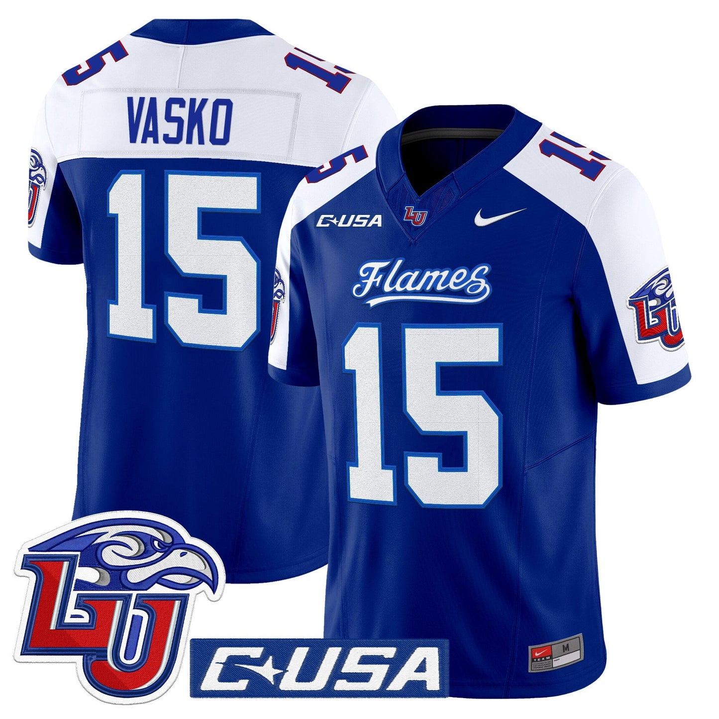 Men's Liberty Flames 2025 Vapor Limited Jersey - All Stitched