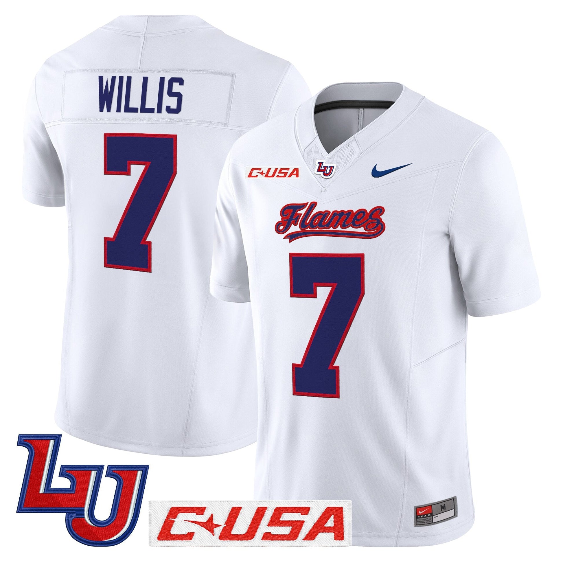 Men's Liberty Flames 2025 Vapor Limited Jersey - All Stitched