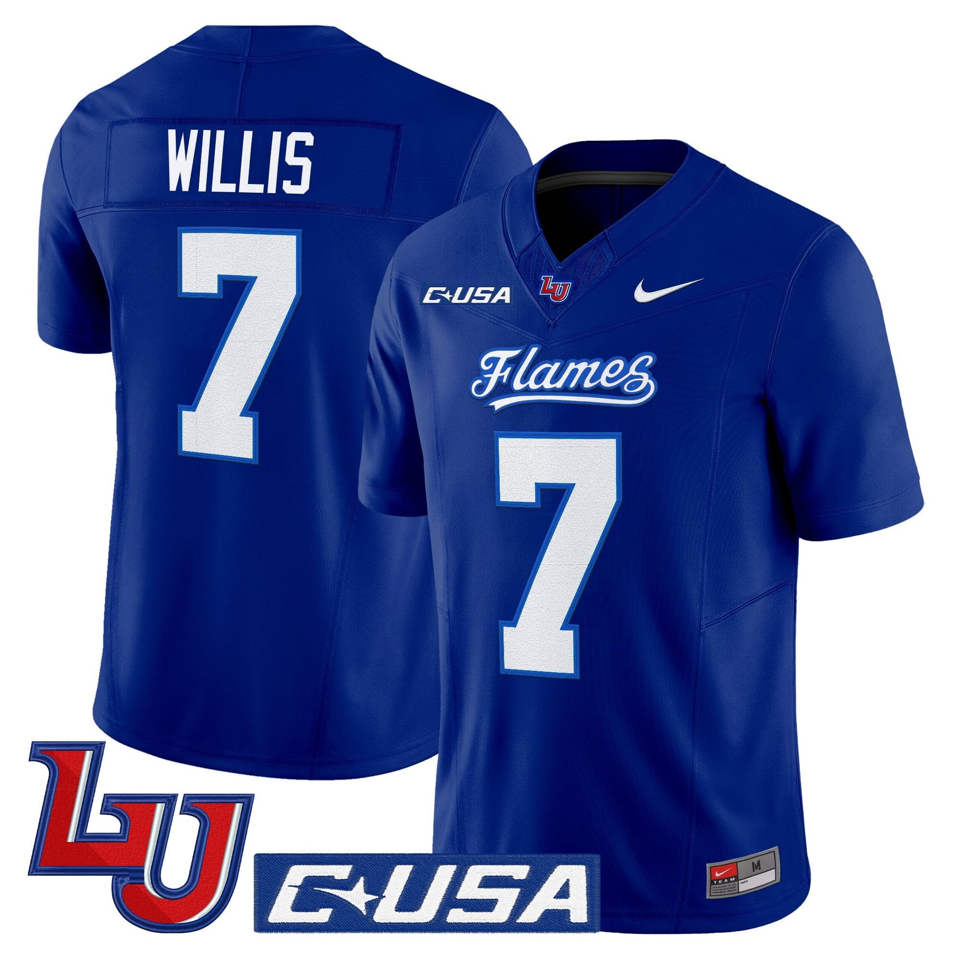 Men's Liberty Flames 2025 Vapor Limited Jersey - All Stitched