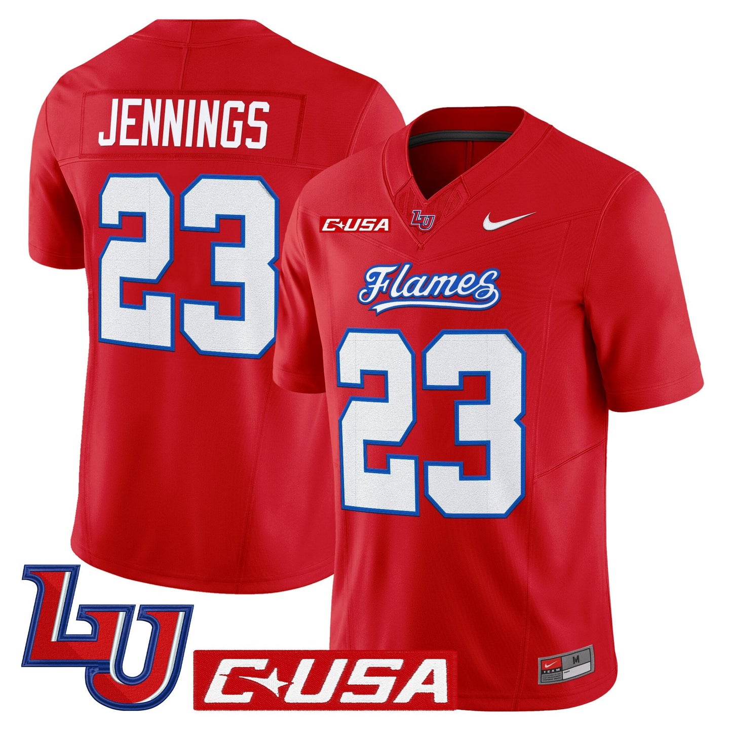 Men's Liberty Flames 2025 Vapor Limited Jersey - All Stitched