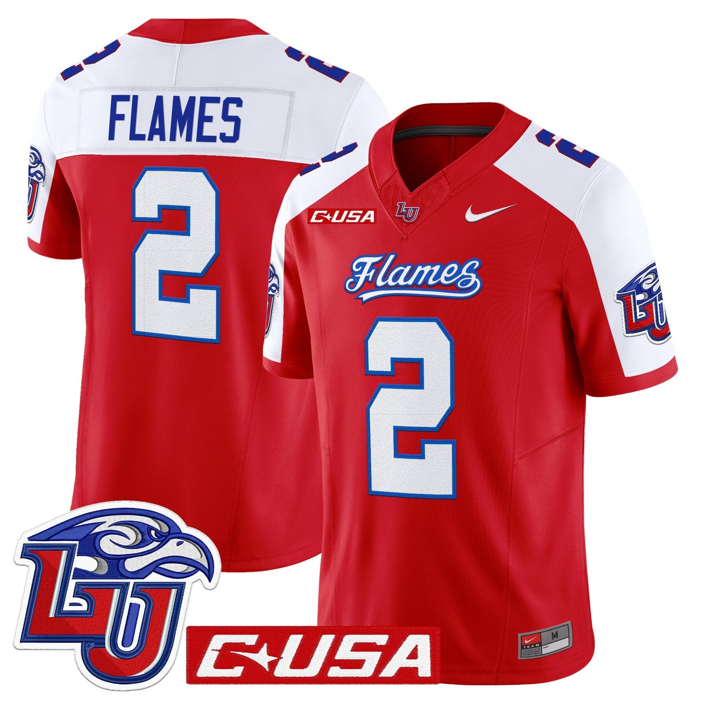 Men's Liberty Flames 2025 Vapor Limited Jersey - All Stitched