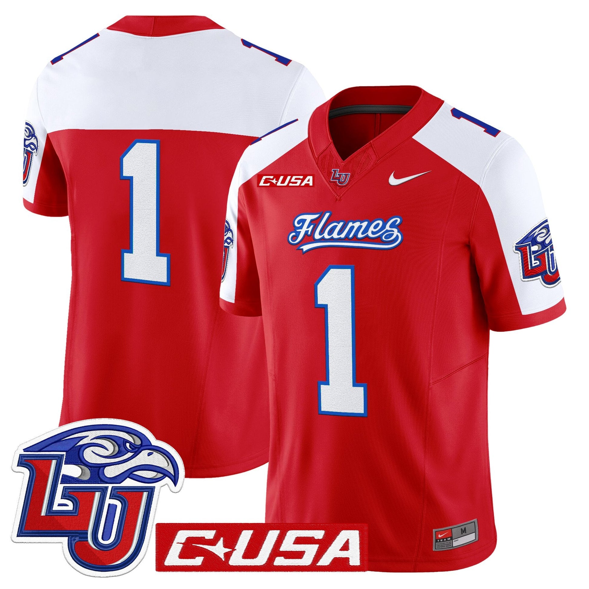 Men's Liberty Flames 2025 Vapor Limited Jersey - All Stitched