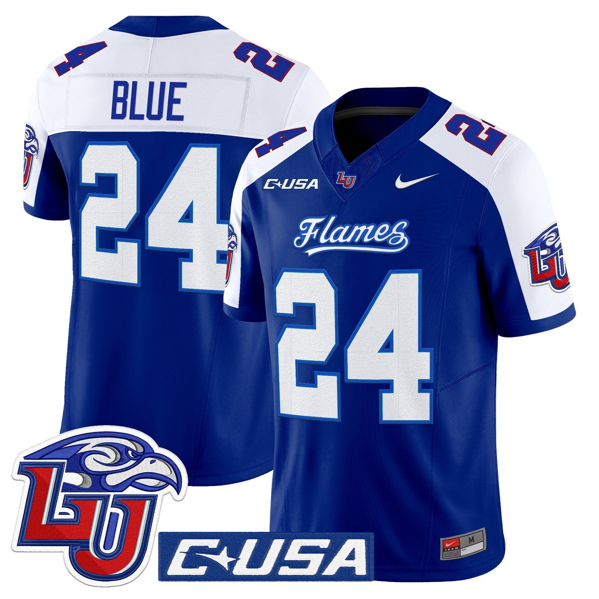 Men's Liberty Flames 2025 Vapor Limited Jersey - All Stitched