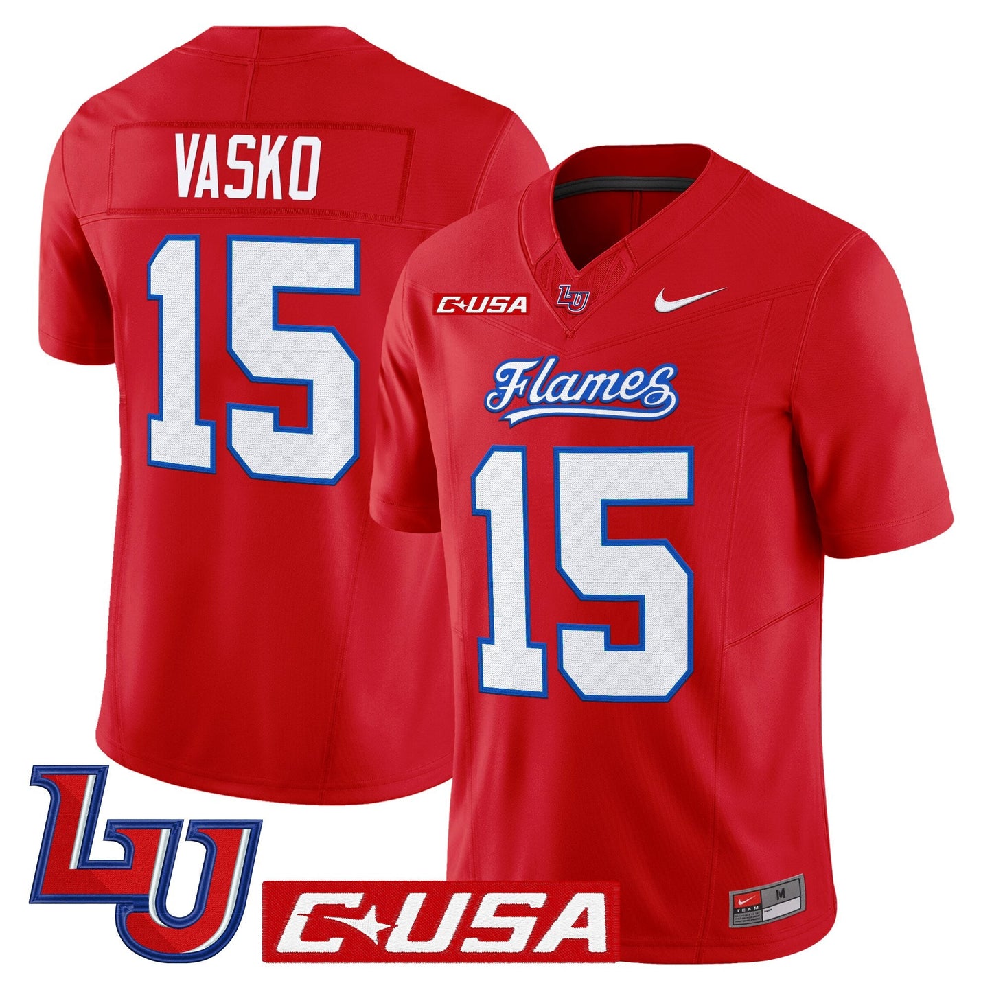 Men's Liberty Flames 2025 Vapor Limited Jersey - All Stitched